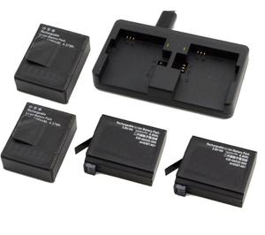 Xueren Hot universel <span class=keywords><strong>double</strong></span> <span class=keywords><strong>chargeur</strong></span> AHDBT-301 / 302 / 201 et batteries AHDBT-401 pour caméras d'action <span class=keywords><strong>GoPro</strong></span> HD HERO3/3 +/4/5/6 - Product Image 5