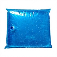 Emballage personnalisé liquide 20 litres, sac aseptique bleu en boîte pour boissons gazeuses, café, vin, lait