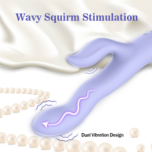 Vibrador de Conejo de Silicona Suave y Flexible <span class=keywords><strong>Ylove</strong></span> para Mujeres, 10 Modos de Vibración, Ángulo Ajustable, Motor Dual, Estimulador de Punto G - Product Image 4