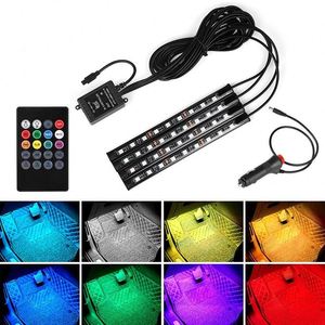 Tira de Luces <span class=keywords><strong>LED</strong></span> para Auto, USB, Nueva, Luces Ambientales para Decoración Interior de Auto, Accesorios de Iluminación <span class=keywords><strong>Exterior</strong></span> - Product Image 1
