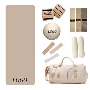 Nuevo Kit de Pilates con Logotipo Personalizado, Pelotas de Yoga para Entrenamiento de Fuerza, Anillos Circulares de Pilates, Pesas de Silicona para Tobillos y Resistencia - Product Image 1