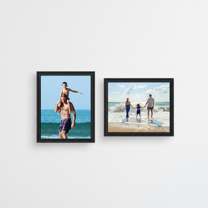 "Cadre Photo Cale Plastique Personnalisé 5x7 Noir & Blanc Suspendu Vertical Or Vente en Gros" - Product Image 1