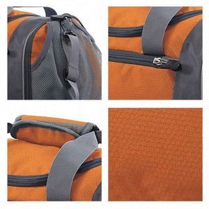 Sac de voyage de week-end au design tendance pour homme, sac de sport personnalisable avec compartiment à chaussures, sac de sport de gym en gros - Product Image 5