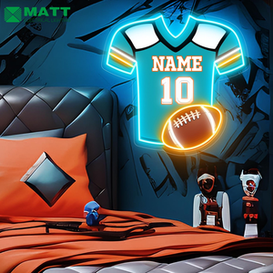 Letrero de Neón Personalizado para Interiores, Luces LED de la Marca MATT, Garantía de 2 Años, Alimentación por Batería/CA, Ahorro de Energía, Montaje en Pared para Hogar, Oficina y Empresas - Product Image 3