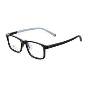 Lunettes colorées carrées unisexes pour enfants Vente en gros TR90 Design Optique Montures Lunettes de protection à charnière lisse pour enfants - Product Image 6