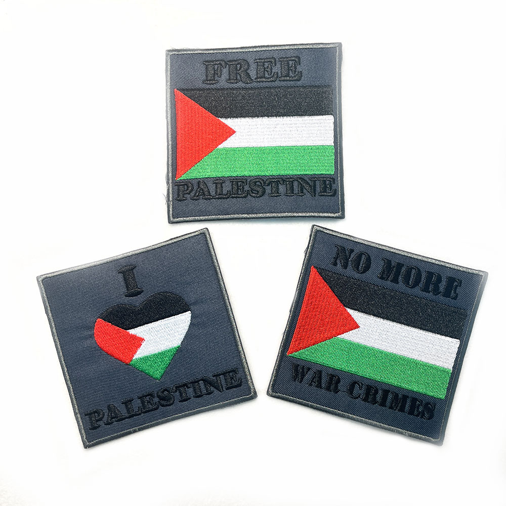 Palestine Flag And Palestine Word In Arabic Embroidery Designs/1 - Foto 7