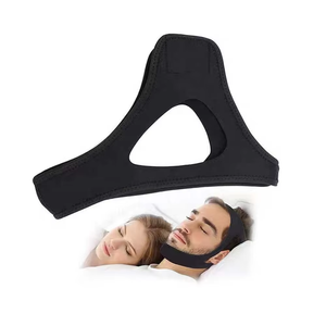 Dispositivos antironquidos ajustables para dejar de dormir al <span class=keywords><strong>por</strong></span> mayor, solución de belleza y cuidado personal para hombres y mujeres con correa de barbilla cómoda - Product Image 5
