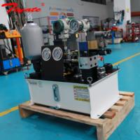 Système hydraulique antidéflagrant avec groupe motopropulseur, refroidisseur d'eau, accumulateur tampon et surveillance numérique de la pression