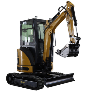 Mini Excavadora de <span class=keywords><strong>3</strong></span> Toneladas, Excavadora Pequeña para Huertos, Modelos Completos, Excavadora Hidráulica de Orugas - Product Image 1