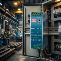 MeanWell EDR-120-24 24V 5A 120W Alimentation à découpage sur rail DIN Système de contrôle industriel Alimentation à découpage