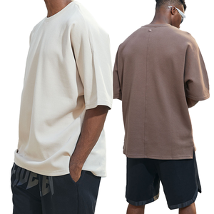 Camiseta Deportiva Personalizada de Manga Corta para Hombre, Estilo de Punto Transpirable de Algodón Puro, Diseño de Algodón Liso. - Product Image 4