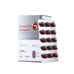 Huile de Krill Vitalité Antarctique en Gélules Molles 1500mg Oméga-3 Phospholipides 60 Comprimés Complément Alimentaire Naturel Prêt à Expédier de Hong Kong - Product Image 3