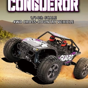 Voiture RC tout-terrain haute vitesse BG1520 4x4 2,4 GHz, buggy de course électrique 30 km/h, échelle 1/14, prêt à l'emploi avec chargeur inclus - Product Image 5
