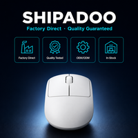W200 2.4G Mouse Nirkabel 3 Tombol Optik Klik Senyap Ergonomis ABS dengan Penerima USB untuk Komputer Kantor Rumah