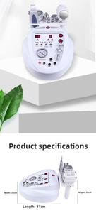 Mesin penggosok kulit wajah, Ultrasonido portabel multifungsi perawatan kulit wajah mesin mikrodermabrasi pengupas berlian 5 dalam 1 - Product Image 6