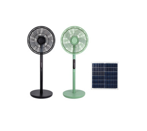Ventilateur sur pied solaire rechargeable, moteur DC, télécommande, hauteur réglable, usage domestique, sans oscillation, économe en énergie - Product Image 5