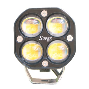 3 pollici Super Bright <span class=keywords><strong>2</strong></span> In 1 bianco giallo Wide View Car SUV moto ATV LED Flood Head Driving Work fendinebbia 12V 24V universale - Product Image 1