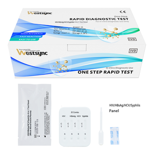 HIV/HbsAg/HCV/syphllls 4-in-1 Bảng điều khiển thử nghiệm - Product Image 1