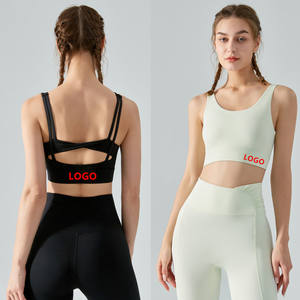 2023 ANTI statica tecnologia rapida asciugatura Plus Size Fascia da <span class=keywords><strong>donna</strong></span> Yoga Sport Gym set reggiseni sportivi da <span class=keywords><strong>donna</strong></span> reggiseno elasticizzato Fitness - Product Image 1