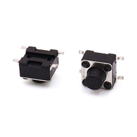 Micro-interrupteur tactile SMD 6x6mm à 4 broches, bouton-poussoir vertical haute température pour l'électronique, prix usine