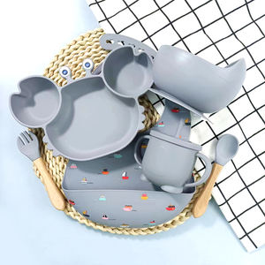 <span class=keywords><strong>Platon</strong></span> <span class=keywords><strong>solide</strong></span> en silicone antidérapant sans BPA dans une assiette de crabe <span class=keywords><strong>Platon</strong></span> en forme de crabe avec fond à forte aspiration - Product Image 1