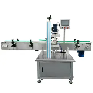 Factory supplier automatic bench top capping machines 4 wheels Bottles screw Capping Machine