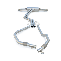 Échappement Catback Haute Performance pour Porsche Cayenne 4.0T E3 2017-2023 SUS304, Tuyaux d'Échappement Valvetronic, Silencieux, Amélioration Sonore