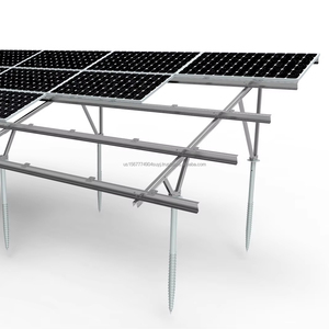 Sistema de montaje solar U2V de alto rendimiento Accesorios de acero de aluminio galvanizado por inmersión en caliente para estructura de montaje en tierra - Product Image 2