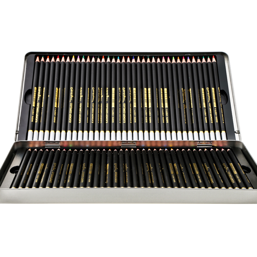 Художественные принадлежности Daubigny, лидер продаж, цветной карандаш для рисования, Оловянная коробка с высокой цветопередачей, 72 цветных карандаша //