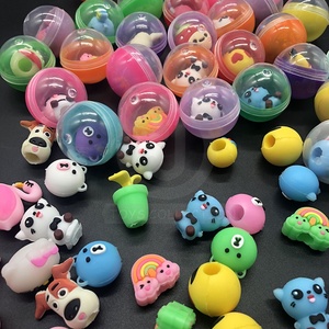 ของเล่นแคปซูลพลาสติกขนาด 32 มม. สำหรับตู้ขายสินค้าอัตโนมัติ แบบขายส่ง ดีไซน์หลากหลาย รูปสัตว์ PVC ของตกแต่งดินสอ - Product Image 5