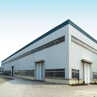Bâtiment en acier préfabriqué au design moderne pour entrepôt, école, bureau, avec construction rapide