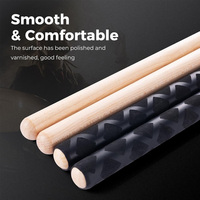 China Factory Direkt verkauf Hochwertige rutsch feste Ahornholz-Trommel stöcke für Drum Percussion-Zubehör Drumsticks 5A 5B 7A 2B