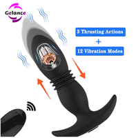 Masseur anal vibrant, plug anal pour homme, plug anal en silicone pour femme