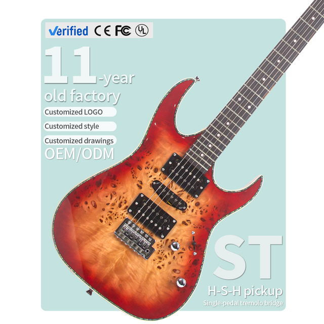 Factory Direct Spot High Quality Customized Electric Guitar New High Quality Customized Electric Guitar