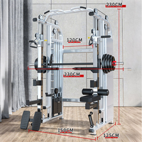 Prix imbattable : Smith Machine et Power Rack pour entraînement de force, exercices pectoraux et squats à domicile.
