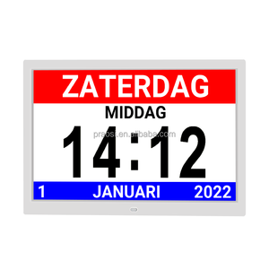 Écran LCD de <span class=keywords><strong>15</strong></span> pouces avec wi-fi, prévisions météorologiques, montage mural, calendrier numérique, horloge de jour, rappel de médicaments, réveil intelligent pour <span class=keywords><strong>les</strong></span> personnes âgées - Product Image 3