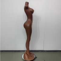 Mannequin de plage sans tête, taille réelle, avec des courbes généreuses, un gros buste et un gros fessier, pour maillots de bain, bikinis et sous-vêtements féminins.