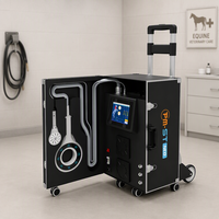 Système de magnétothérapie à roues avec champ électromagnétique pulsé pour soulager les douleurs et l'inflammation des articulations des animaux de compagnie et des chevaux