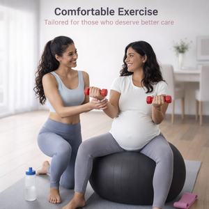 Pelota de <span class=keywords><strong>Yoga</strong></span> Ecológica de PVC Antiexplosión <span class=keywords><strong>para</strong></span> <span class=keywords><strong>Embarazadas</strong></span>, <span class=keywords><strong>para</strong></span> Ejercicios de Parto, Gimnasio, Fitness y Entrenamiento - Product Image 5