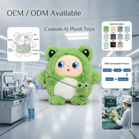 Jouet en peluche interactif IA, robot compagnon émotionnel, jouet parlant intelligent, cadeau éducatif pour enfants, vente en gros OEM ODM