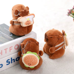 Porte-clés lumineux en peluche Capybara, jouet en peluche écologique de dessin animé - Product Image 3