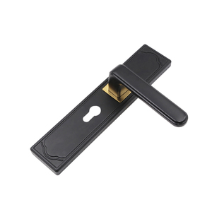 <span class=keywords><strong>Poignée</strong></span> <span class=keywords><strong>de</strong></span> <span class=keywords><strong>porte</strong></span> en acier <span class=keywords><strong>de</strong></span> luxe moderne et minimaliste, très vendue, avec serrure à 3 leviers, installation facile et silencieuse pour appartement - Product Image 1