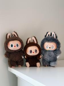 Labubus Secret ID Edition V2 V1แท้ V3มาการองที่น่าตื่นเต้นมีพลังงานใหญ่วัสดุพีวีซีสำหรับตัวละครฟิกเกอร์ที่ซ่อนอยู่ - Product Image 5