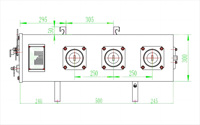 Interruptor de Corte de Carga SF6 LBS Inteligente para Exteriores FLW34-12/40.5kV, 10kV, 12kV, 24kV, 40.5kV, 630A, Montado en Poste