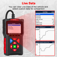 Jfind JF700 Ultra Universal OBD2 escáner lector de código de falla de coche probador de batería profesional 2 en 1 herramienta de diagnóstico