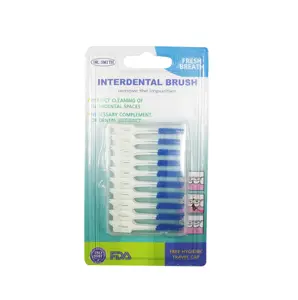 High quality ISO CE approved Interdental Brush Picks Soft Rubber