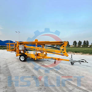 Prix d'usine 8m 10m <span class=keywords><strong>12m</strong></span> 14m 16m 18m 20m Nacelle élévatrice électrique remorquable à flèche - Product Image 3