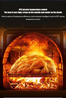 Horno Freidora de Aire de 8L y 1350W con Control Táctil y Ventana Visible