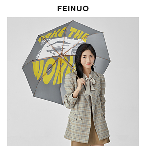 Paraguas inverso automático de 3 pliegues, tira reflectante, a prueba de viento, seguridad invertida, <span class=keywords><strong>buen</strong></span> precio, revestimiento negro, viaje clásico de Europa - Product Image 2