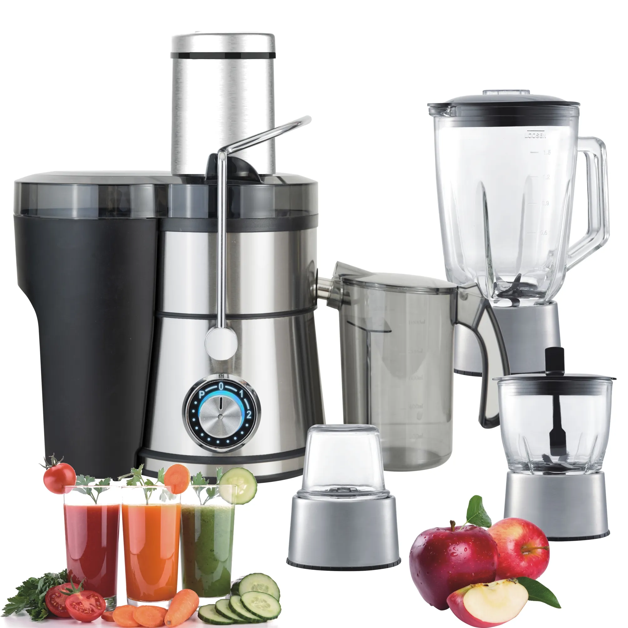 cafulong 1000W Factory direct sale electric fruit vegetable mixer multifunction hone slow juicer extractor machine